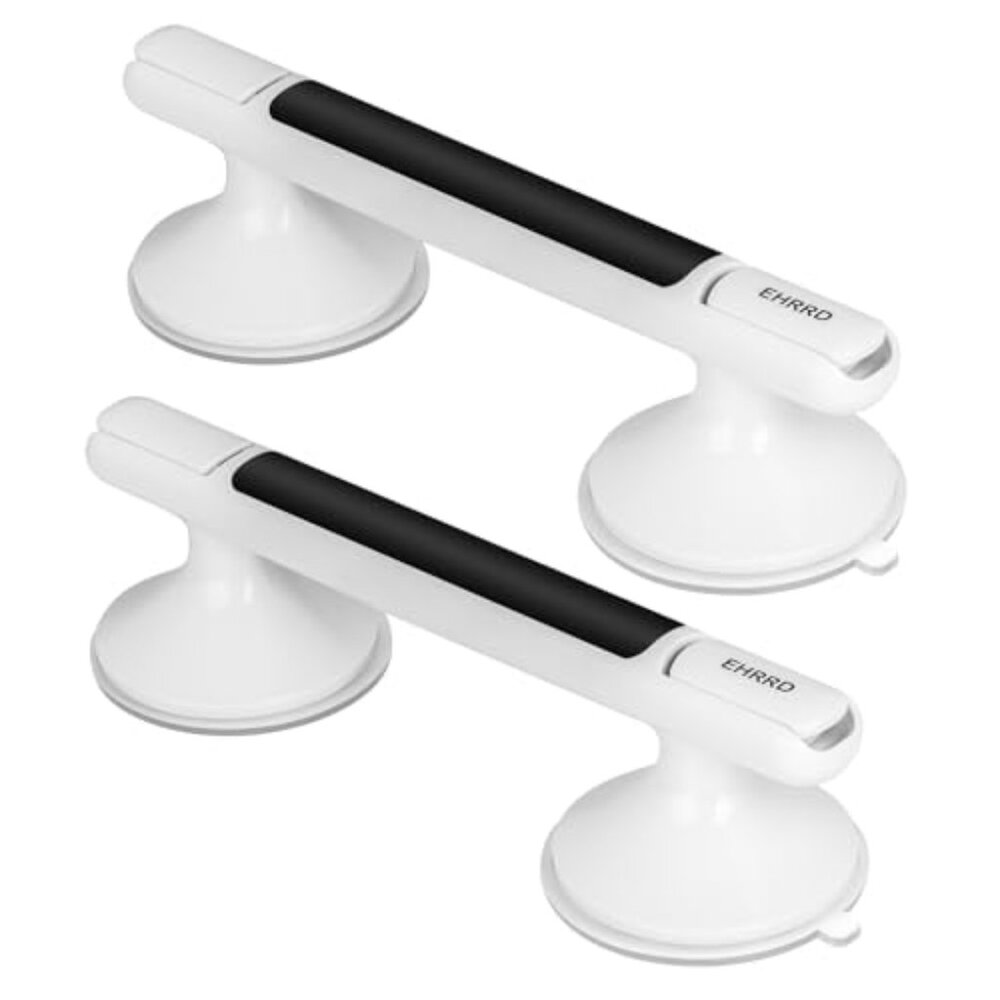New EHRRD A Pair(Two) Suction Cup Bathroom Grab Bar